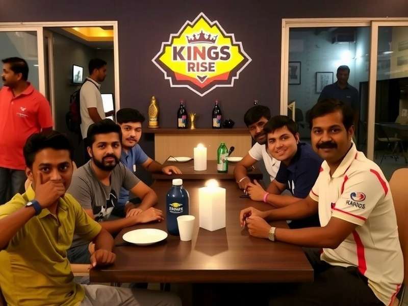 Kolkata Kings Rise players at an offline meetup in Kolkata, celebrating the game's success
